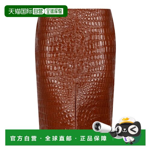 1h可退 Saint Laurent 圣罗兰 女士 压花铅笔裙 842093YC半身裙