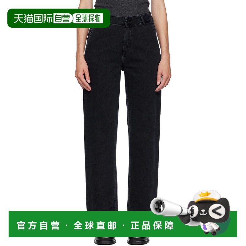 1h可退 香港直邮CARHARTT WIP 女士 黑色 Pierce Straight 牛仔裤