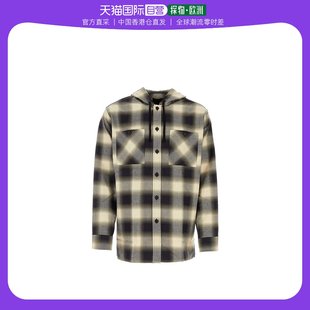 刺绣宽松款 香港直邮Givenchy flanel 男士 衬衫