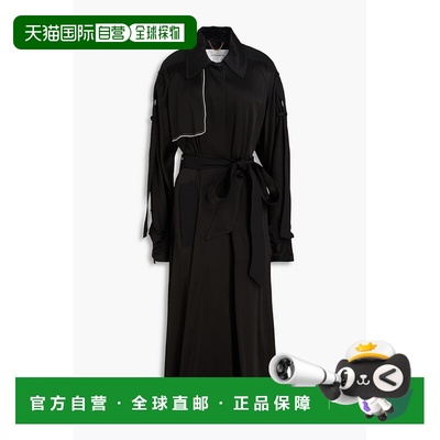 香港直邮VICTORIA BECKHAM 维多利亚 贝克汉姆 女士 垂褶缎面绉纱