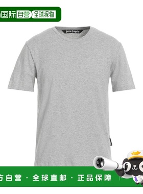 香港直邮Palm Angels 棕榈天使 男士 T恤 grey灰色 舒适时尚