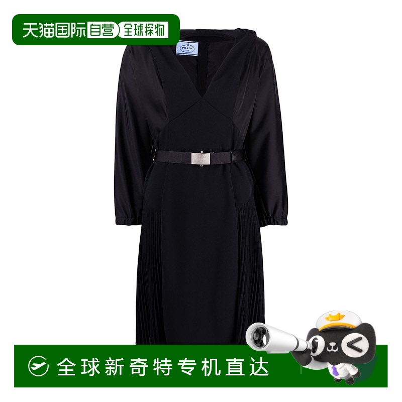 【99新未使用】香港直邮Prada 束腰连衣裙 P3E75H1Y2IS212普拉达