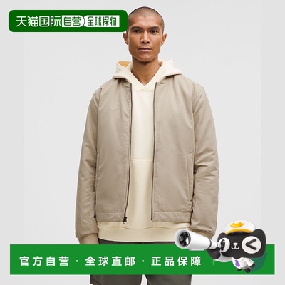自营1h可退 欧洲直邮LULULEMON露露乐檬 棉混纺保温夹克