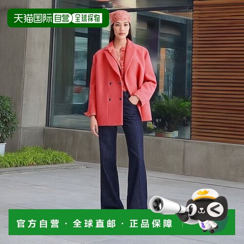 自营 欧洲直邮Longchamp/珑骧 女士黑色棉牛仔裤【付后1h可退】