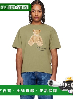 香港直邮Palm Angels 棕榈天使 男士 卡其色 Bear In Mind Regula