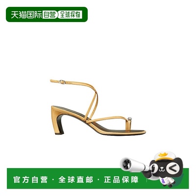 香港直邮Tory Burch 托里 伯奇 女士 Pierced 缠带鞋跟凉鞋 16977