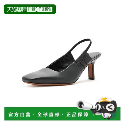 香港直邮VINCE 女士 Venice 抽跟高跟鞋 black黑色 舒适时尚