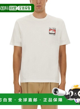 1h可退 香港直邮Paul Smith 男士 白色有机棉T恤T恤 M2R220XTP524