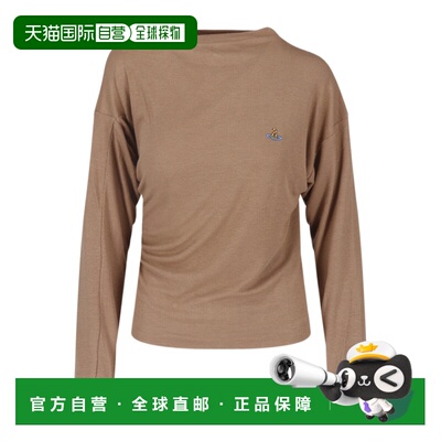 Vivienne Westwood Hebo Orb刺绣垂褶T恤 3G01003YJ00BO