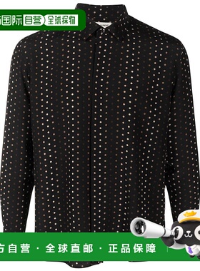 1h可退 香港直邮Saint Laurent 圣罗兰 男士 圆点衬衫 646850Y2G4