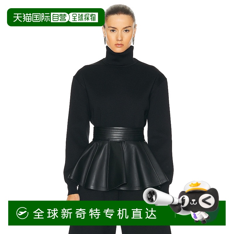 1h可退 香港直邮Alaia 女士 宽松款套头毛衣 9S02535M850