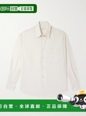 香港直邮Lemaire 男士 長袖扣襯衫 SH1201LF1500 beige米色 舒适