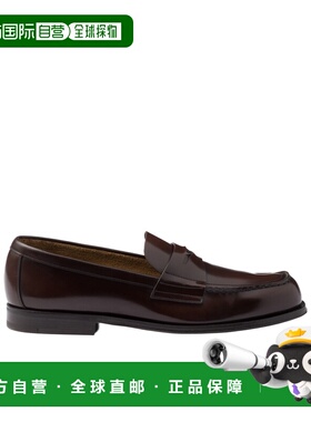 香港直邮Prada 徽标细节乐福鞋 2DB201055FC000一脚蹬