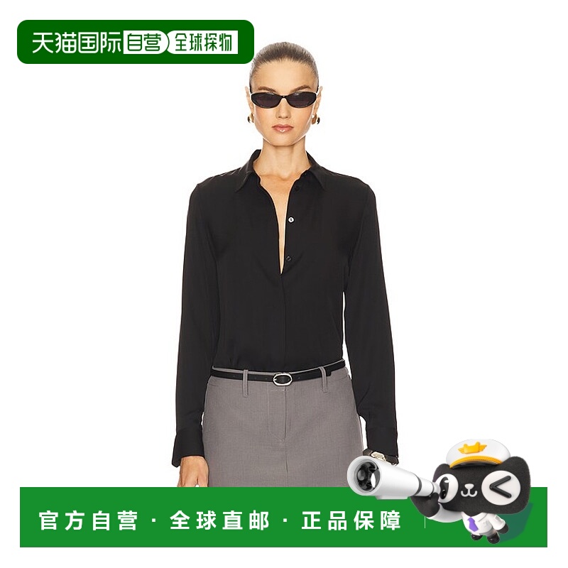 1h可退 香港直邮THEORY 希尔瑞 女士 经典款合身衬衫 M0102536