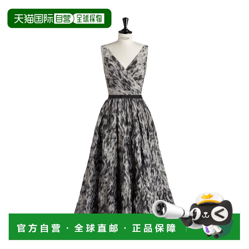 香港直邮Dior 无袖褶饰连衣裙 351R25A2746