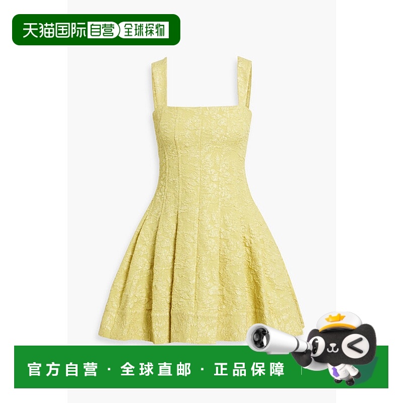 1h可退 香港直邮Simkhai 女士 Jovie 褶裥泡泡纱迷你连衣裙 42412