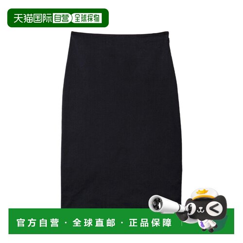 香港直邮Miu Miu 缪缪 女士 黑色半身裙 MG2776SOOO6472包臀裙