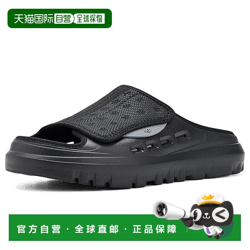 1h可退美国直邮Ugg 男士 Peakmod 凉拖凉鞋 black黑色 舒适时尚拖图片