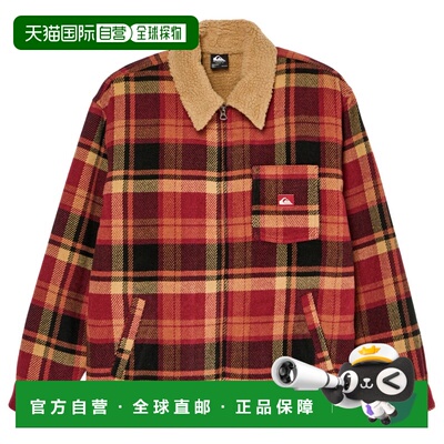 欧洲直邮QUIKSILVER 男士夹克 0033289SURFSHERPAOXBLOOD