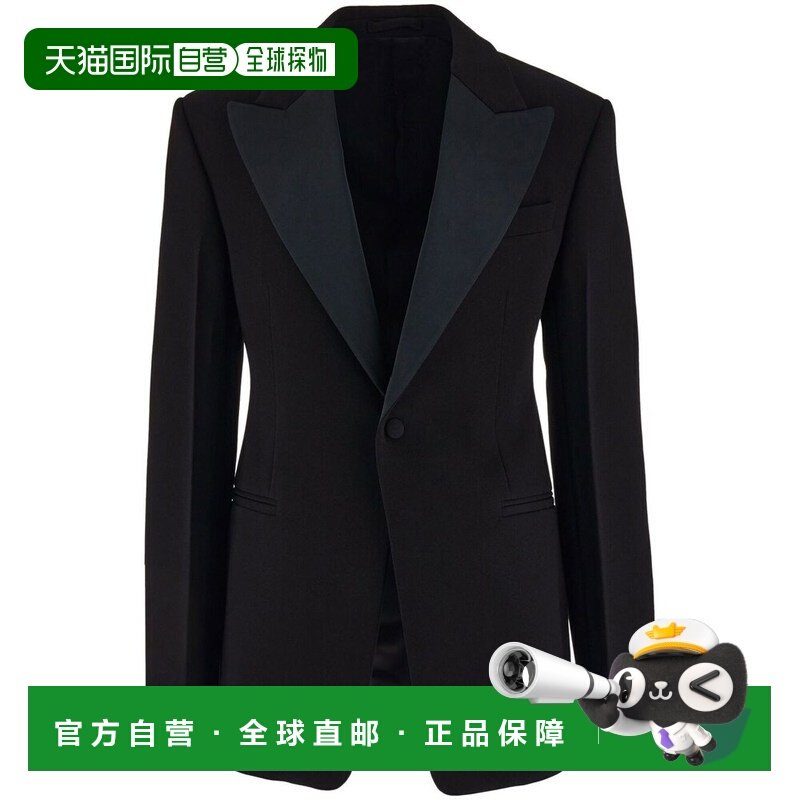 1h可退 香港直邮Salvatore Ferragamo 菲拉格慕 男士 单排扣黑色,男装,商务正装西服,淘宝优惠券,粉丝福利购,淘宝优惠卷