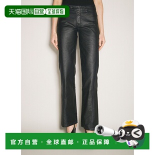 1h可退 香港直邮Mugler 穆勒 女士 蜡面直筒裤 24W6PA0444286裤子