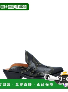 香港直邮GANNI 甘尼 女士 Mules 木屐 black黑色 舒适时尚