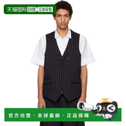 1h可退 香港直邮Y-3 男士 黑色 Sport Uniform Pinstripe Tailore