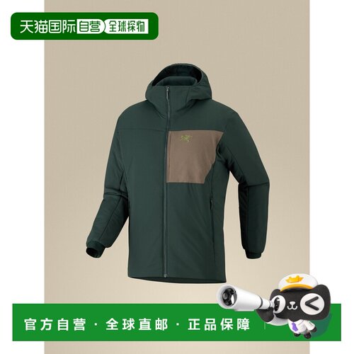 自营欧洲直邮Arcteryx始祖鸟 Proton男士尼龙连帽保暖夹克