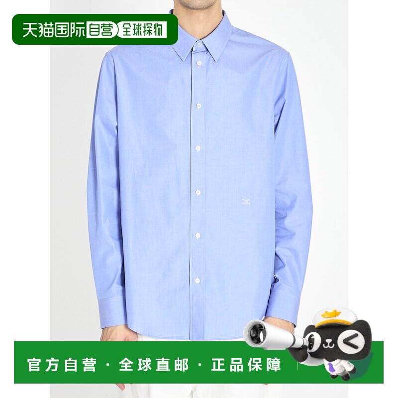 香港直邮Celine 思琳 男士 经典款棉府绸衬衫 RC0BZ2N91