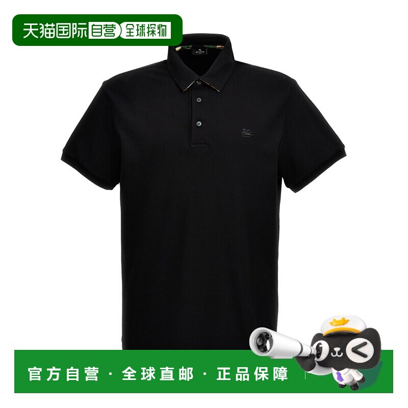 香港直邮Etro 艾特罗 男士 徽标刺绣Polo衫 MRMD0006AC174短袖 - 实物图