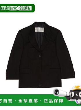 1h可退 香港直邮Acne Studios 艾克妮 女士 黑色单扣西装外套 AH0
