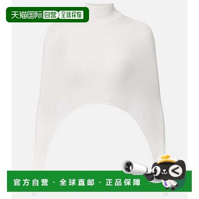 1h可退 香港直邮alaia 女士 针织真丝混纺上衣 white白色 舒适时