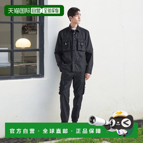 欧洲直邮PRADA(普拉达) 男士Re-Nylon 再生尼龙衬衫新款