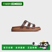 自营1h可退 女鞋 欧洲直邮CELINE赛琳 TIPPI小牛皮植物鞣革穆勒鞋