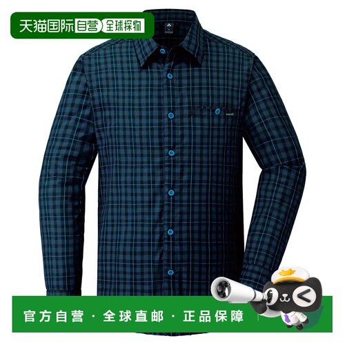 香港直邮mont-bell 男士衬衫 1114280BLBK CO 蓝色 Wickron Light