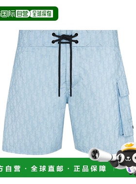 香港直邮Dior 松紧腰泳裤 293B103CB041迪奥休闲裤