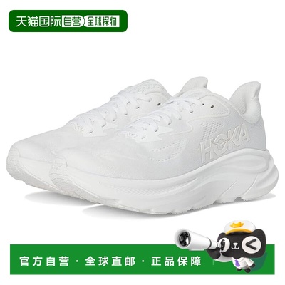 1h可退 香港直邮Hoka One One 女士 Clifton 10 跑鞋 white白色