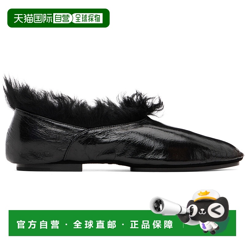 香港直邮Jil Sander 吉尔 桑达 女士 黑色乐福鞋 J44WZ0001P7007