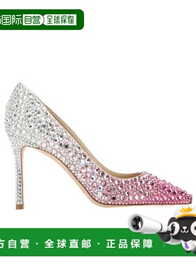 香港直邮Jimmy Choo 徽标高跟鞋 ROMY85XHC