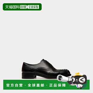 自营欧洲直邮Bally巴利 Spiegel女士黑色皮革布洛克牛津鞋