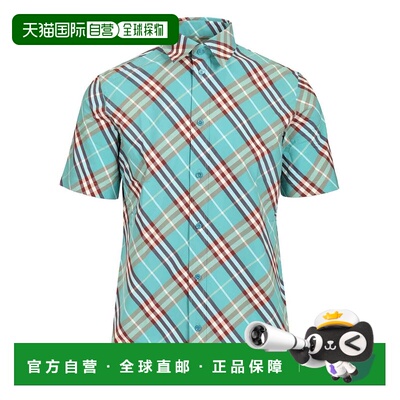 香港直邮BURBERRY 男士T恤 8120427C4030 SS2026 浅蓝色 ROBERT C
