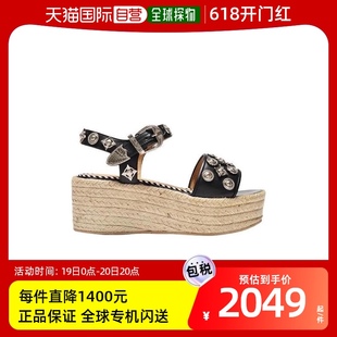 FTGPW114109005 雕花镶嵌坡跟凉鞋 Pulla 香港直邮Toga