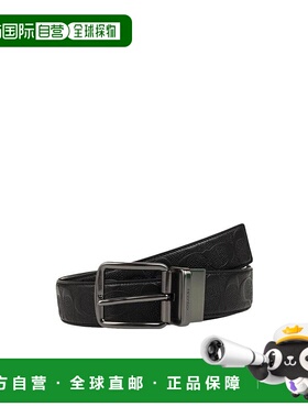 香港直邮Coach 徽标腰带 F55157BLK蔻驰