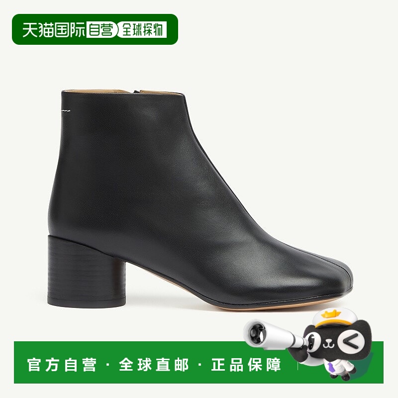 自营欧洲直邮Maison Margiela MM6 女士黑色羊皮靴子