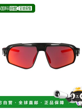 1h可退 香港直邮Nike 耐克 女士 灰色带红色镜面哑光烟煤色醋纤太