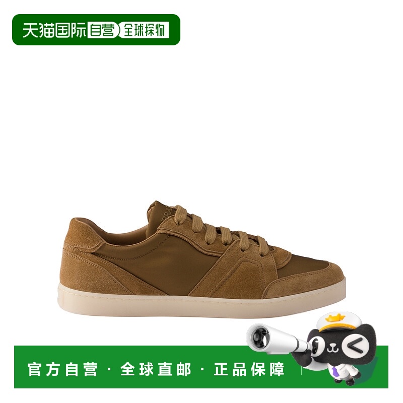 香港直邮Prada 麂皮和Re-Nylon 运动鞋 2EE442D7RFG000