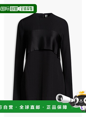 1h可退 香港直邮toteme 女士 缎面拼块绉纱上衣 241WRT1003FB0020