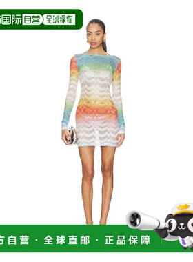 香港直邮MISSONI 米索尼 女士 长袖迷你连衣裙 MC22SL00