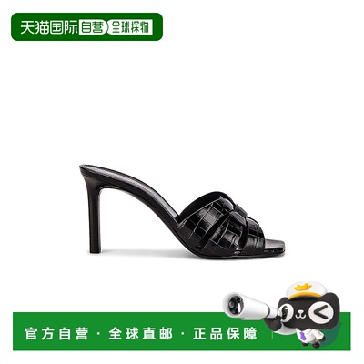 香港直邮Saint Laurent 圣罗兰 女士 Tribute 压纹鳄鱼纹凉拖 650