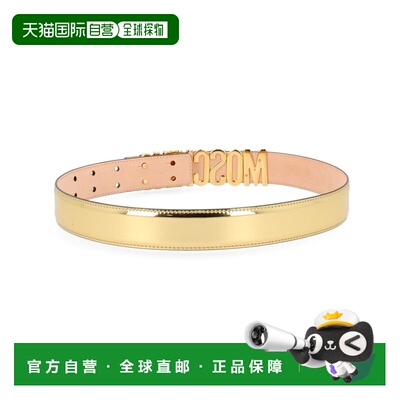 1h可退 香港直邮Moschino 莫斯奇诺 女士 標誌扣皮帶 MC6012PP0NO